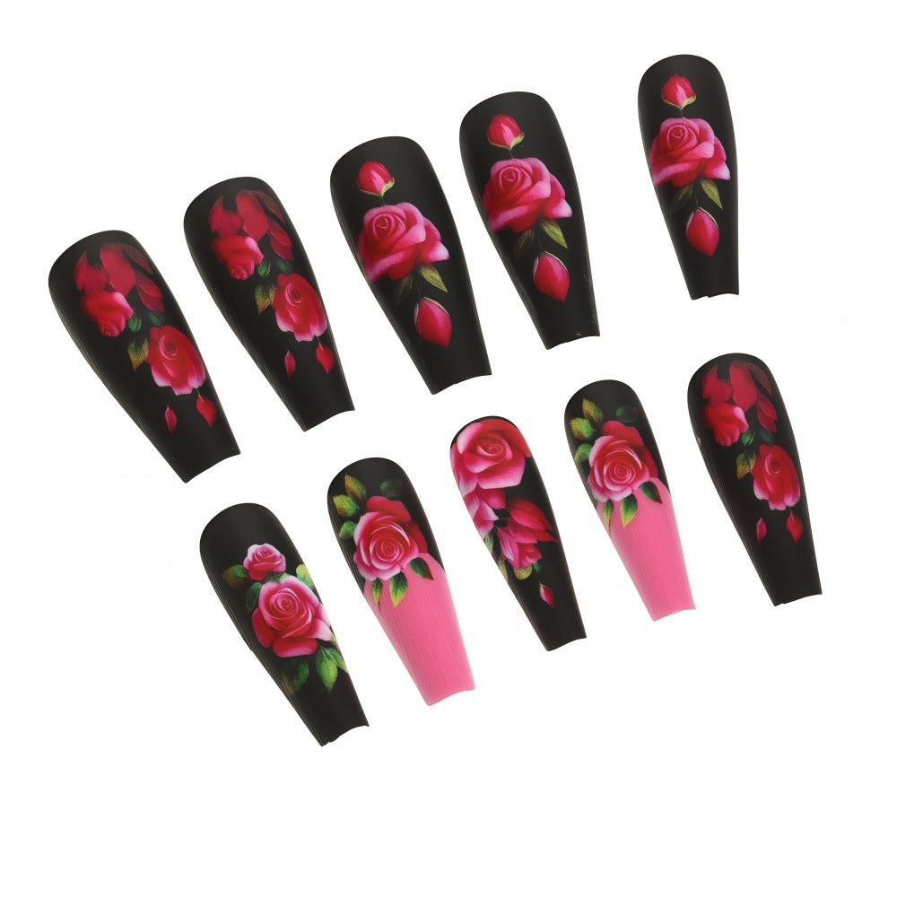 Artistic Rose Nail Tips Kalsten