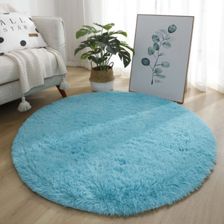 Plush Round Area Rug