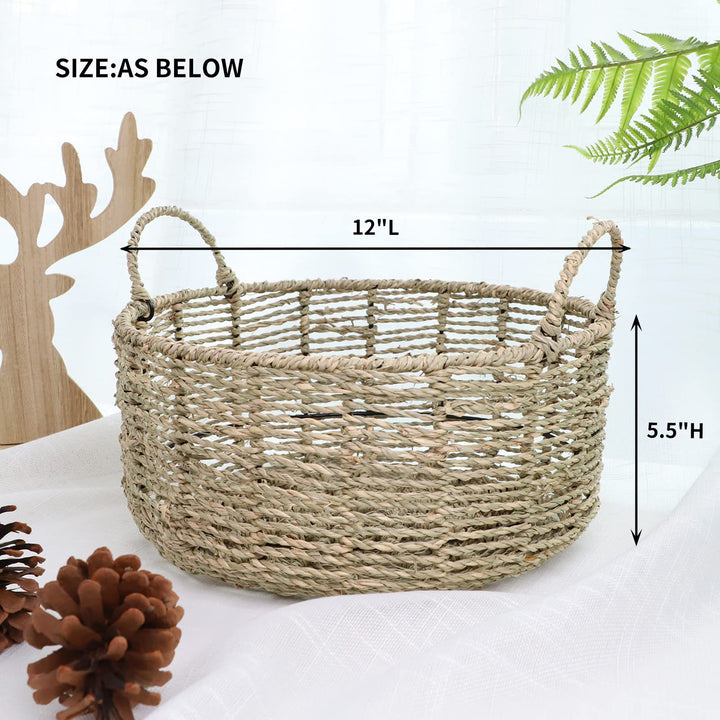 Rustic storage basket Kalsten