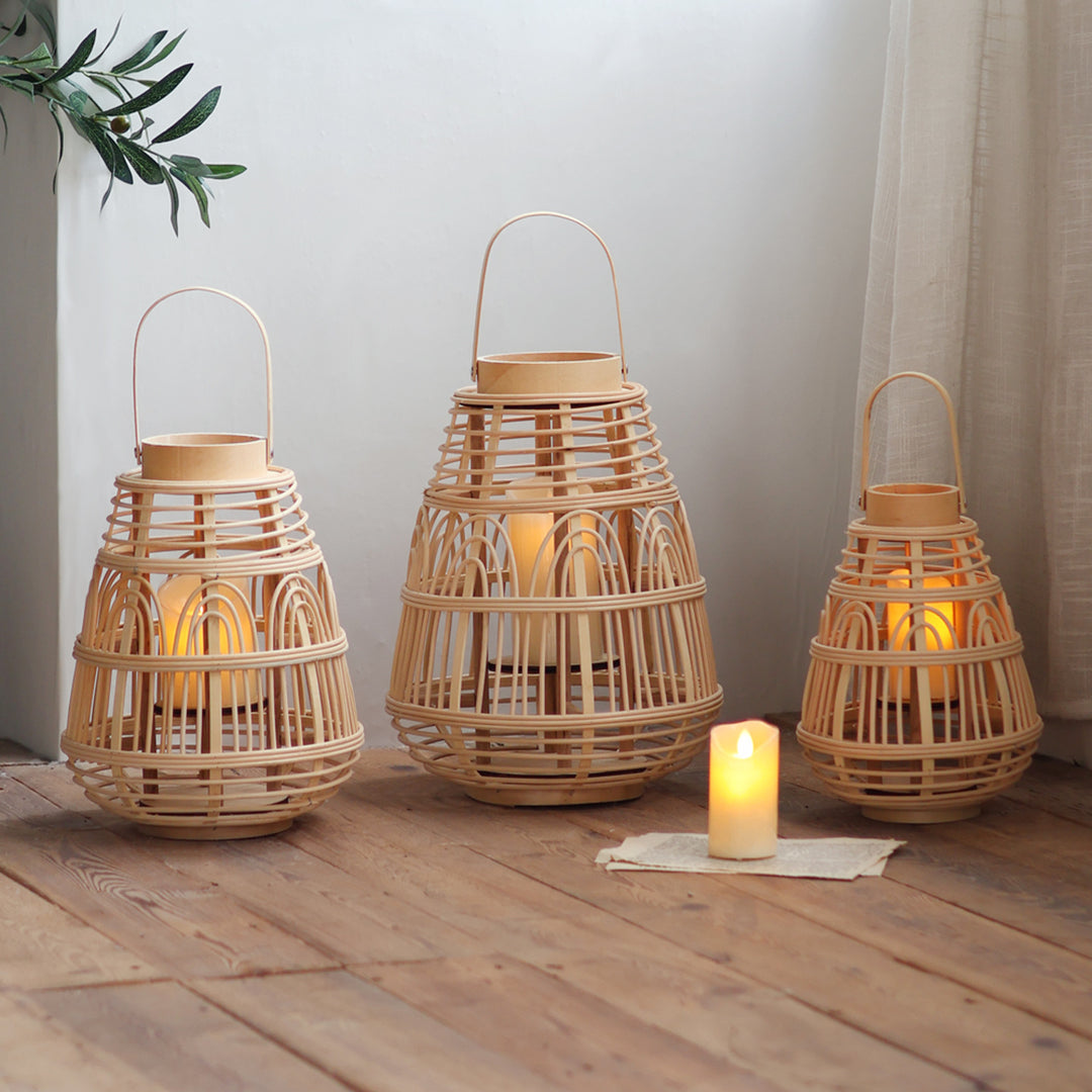 Handcrafted Rattan Lantern Kalsten