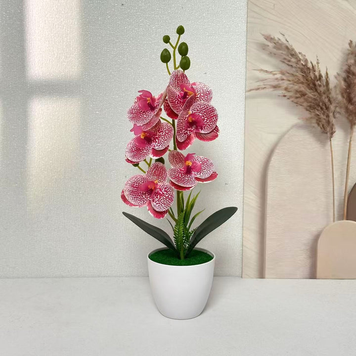 Elegant Artificial Orchid Plant for Home Decor