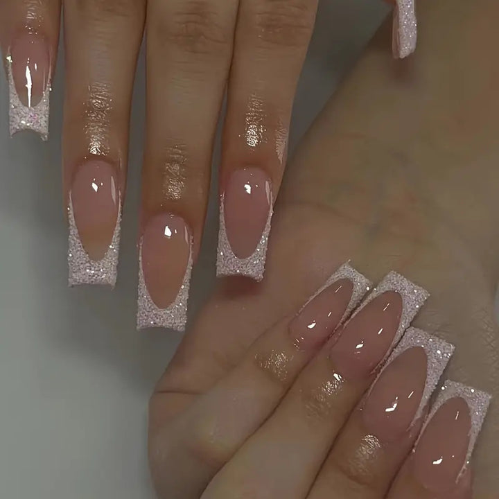 Decorative Glitter-Accent Press-On Nails Kalsten