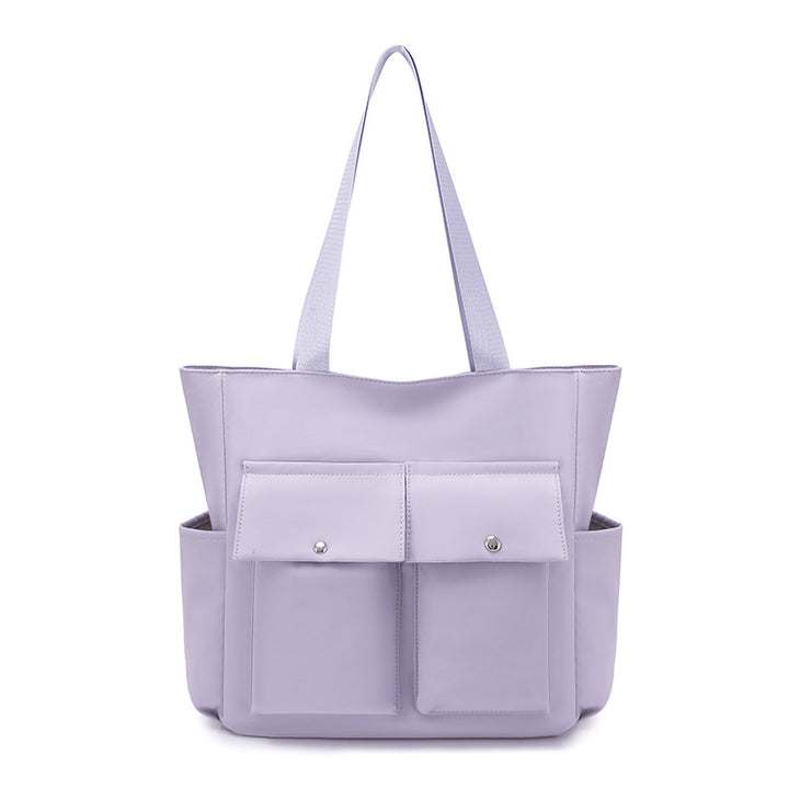 Spacious Dual-Pocket Tote Bag Kalsten