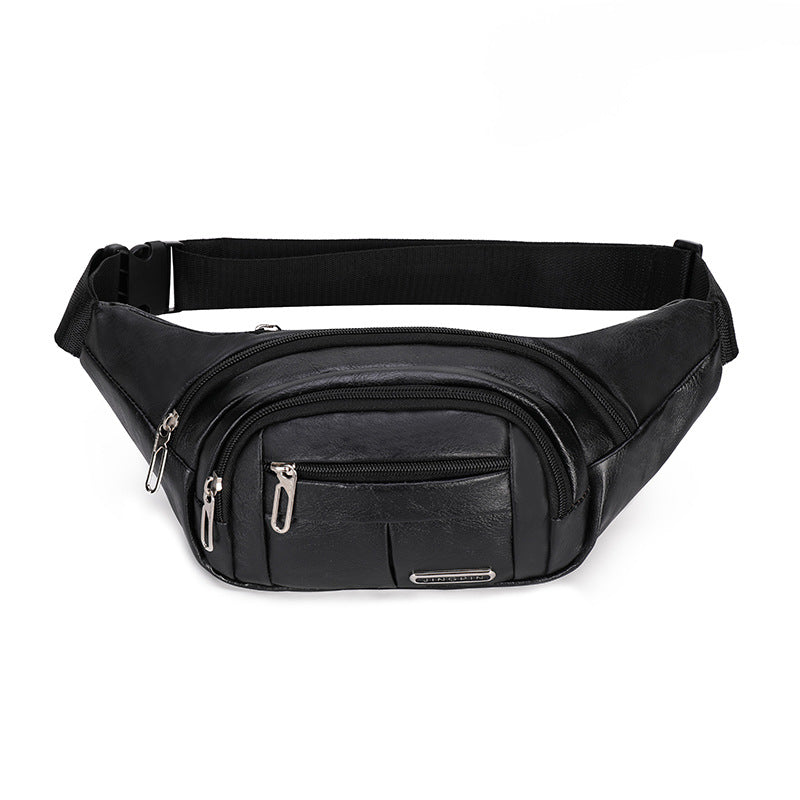 Casual Leather Waist Bag