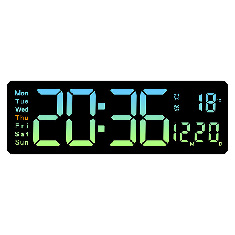 Funk alarm clock with large LED display and temperature display Kalsten