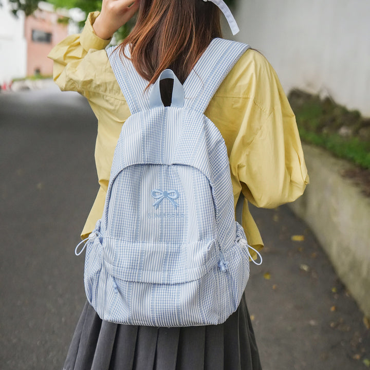 Casual Striped Backpack Kalsten