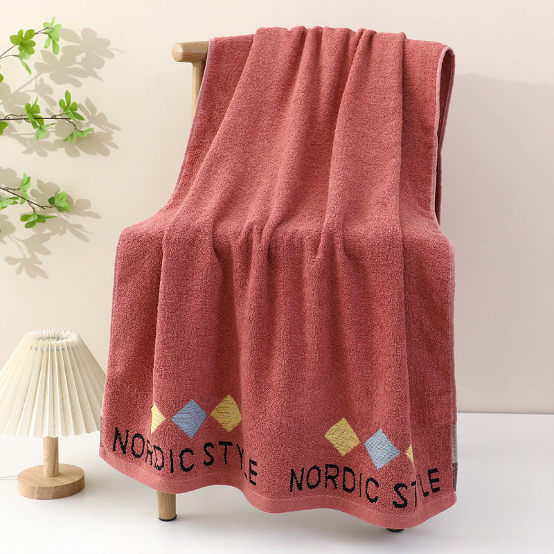 Cozy and Stylish Bath Towel in Nordic Style Kalsten