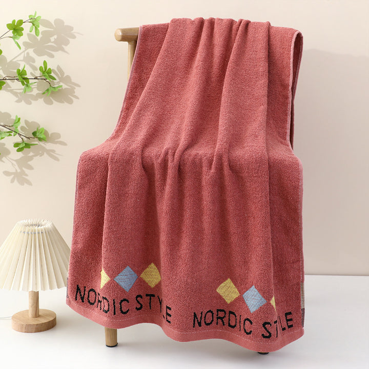 Cozy and Stylish Bath Towel in Nordic Style Kalsten