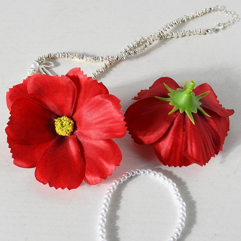 Elegant Floral Hair Clip Set
