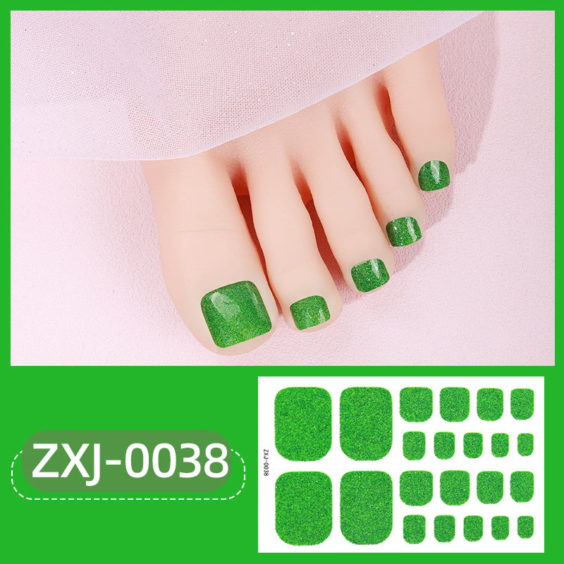 Glittery Toe Nail Wraps  1790954463