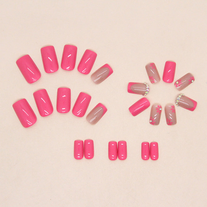 Artistic Floral Press-On Nail Designs Kalsten