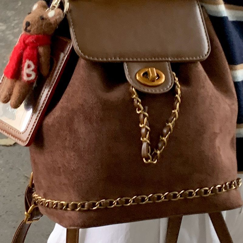 Premium Suede Backpack Kalsten