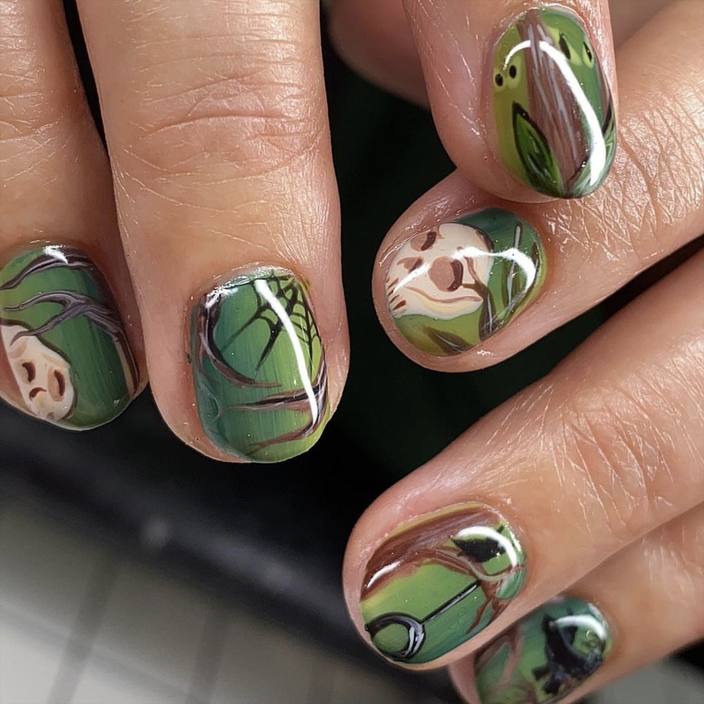 Artistic Botanical Nail Art Design Kalsten