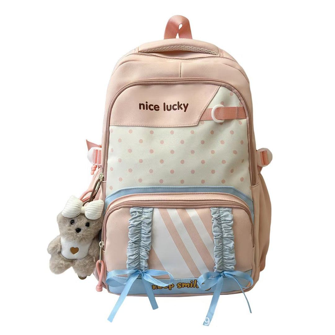 Backpack with Playful Design and Many Compartments Kalsten