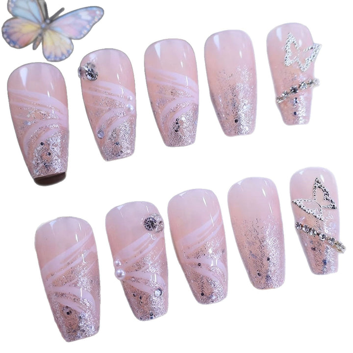 Glamorous 3D Rhinestone Nail Art Extensions Kalsten