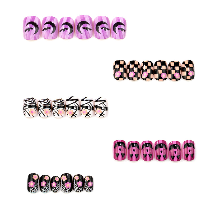 Whimsical Halloween-Themed Press-On Nail Set