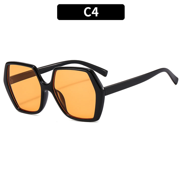 Bold Oversized Geometric Sunglasses