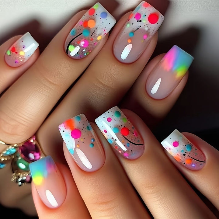 Floral Art Acrylic Nail Set Kalsten
