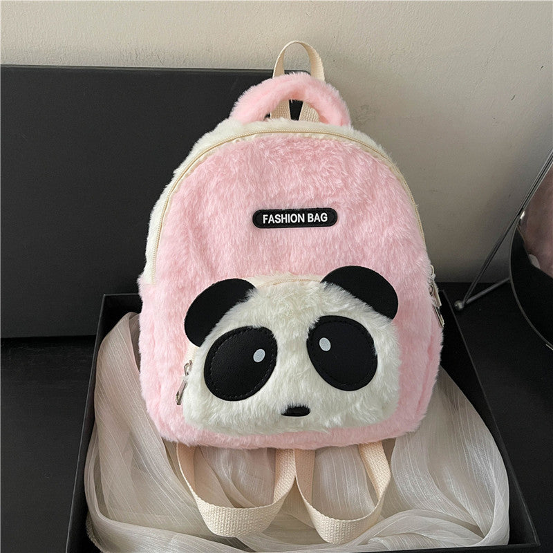 Plush Panda Backpack
