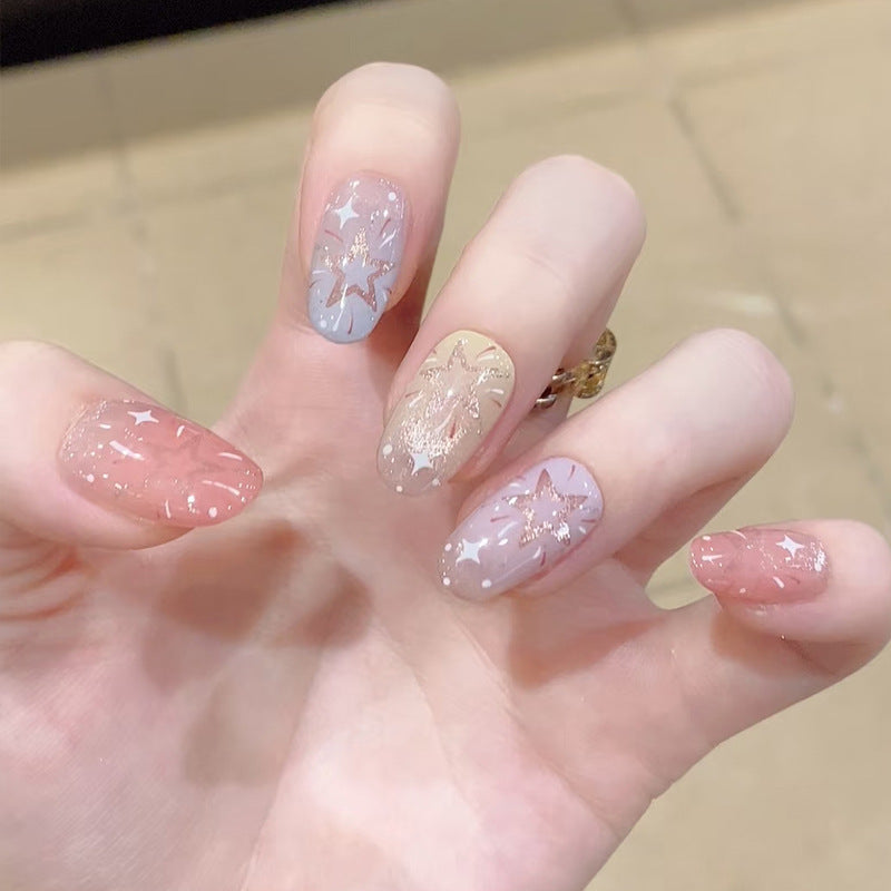 Artistic Starry Nail Art Kalsten