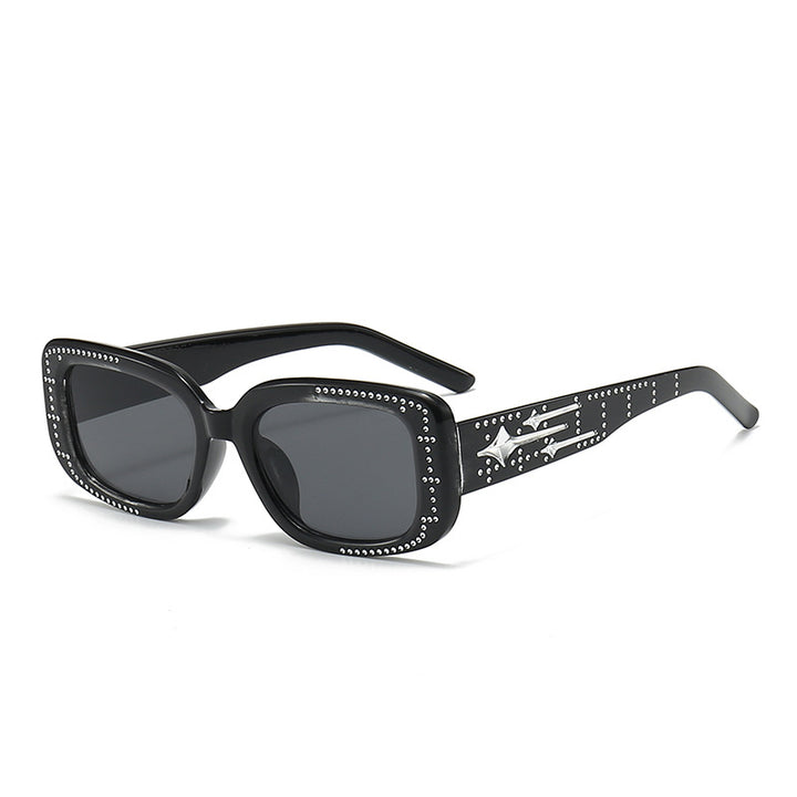 Decorative Square Frame Sunglasses