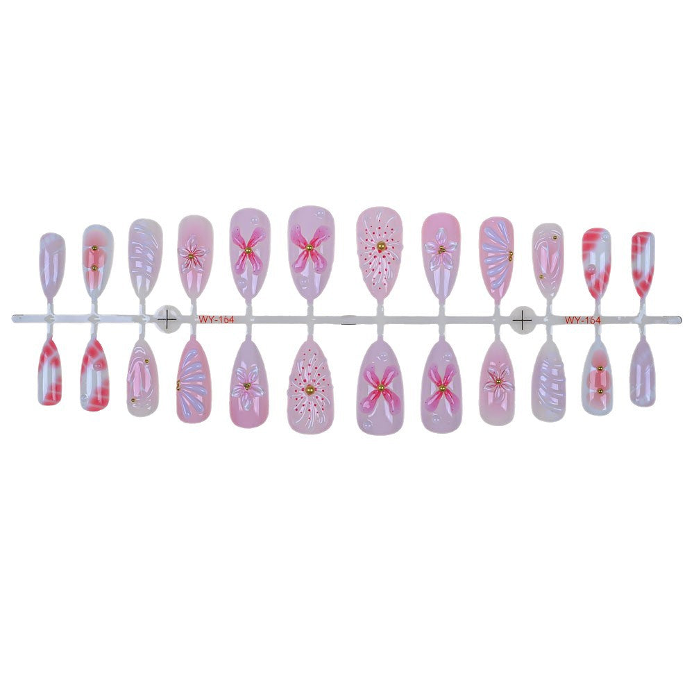Artistic Floral Press-On Nail Collection Kalsten