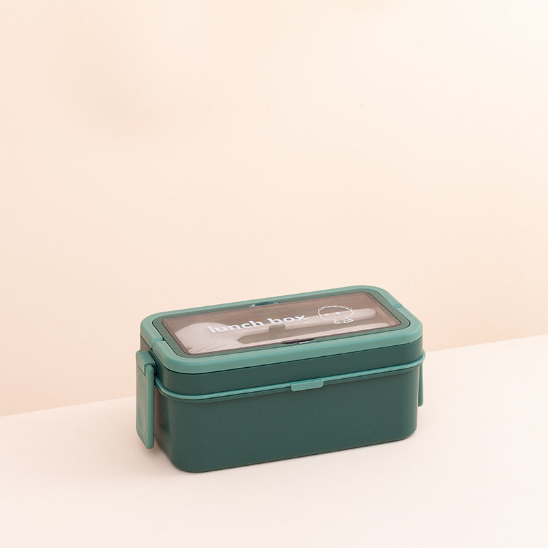 Stackable Multi-Compartment Lunch Box with Airtight Seal