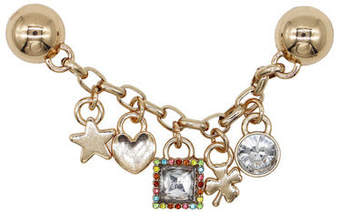 WoHeart-Shaped Decorative Ear Cuff Kalsten