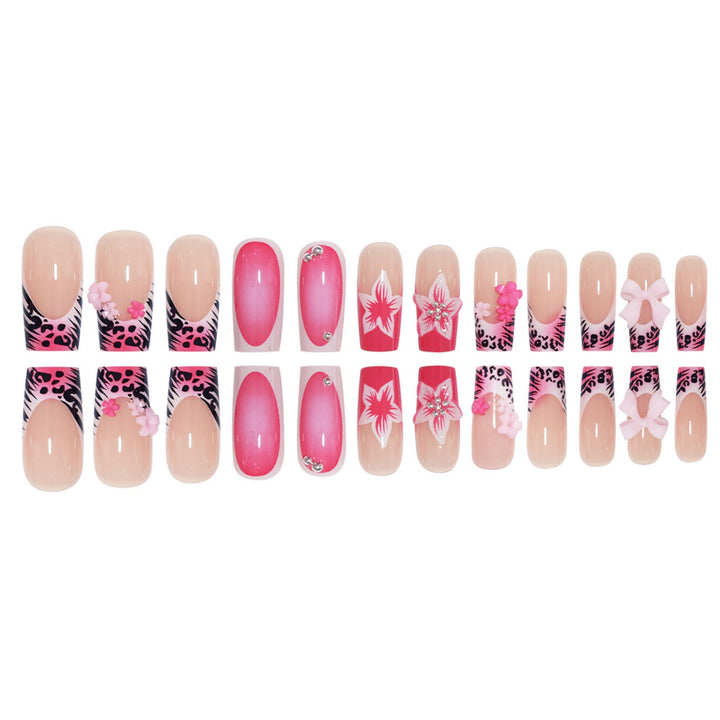 Decorative Floral Nail Art Extensions Kalsten