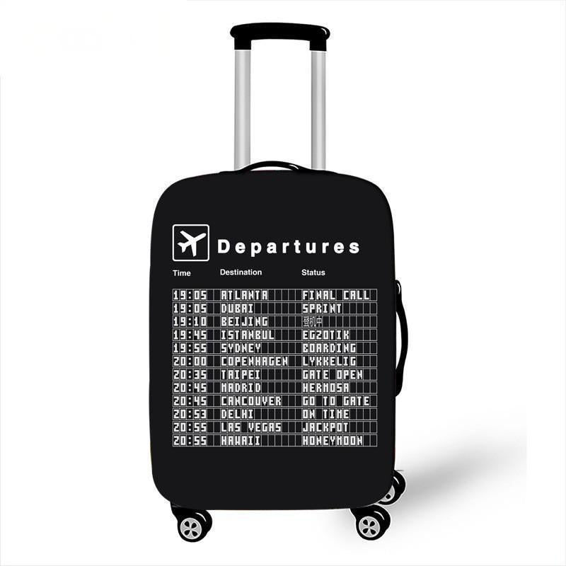 Men's hard-shell suitcase with exclusive airplane design Kalsten