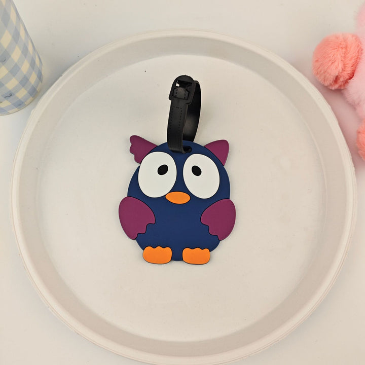Unisex Playful Owl Luggage Tag Kalsten