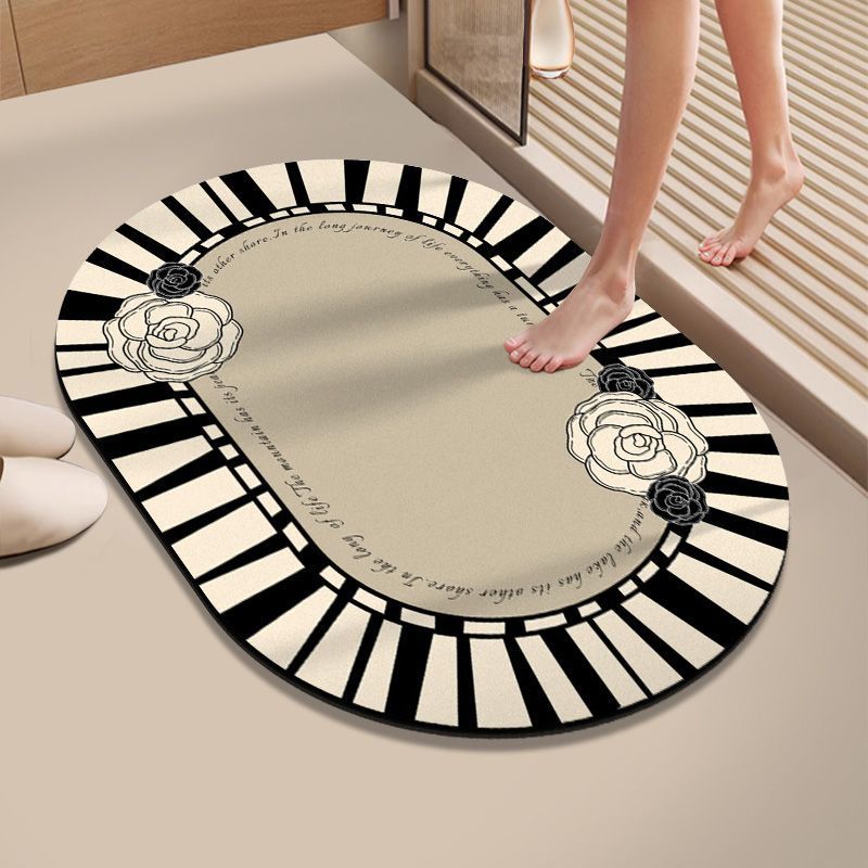 Decorative Bathroom Mat for Comfortable Floor Styling
