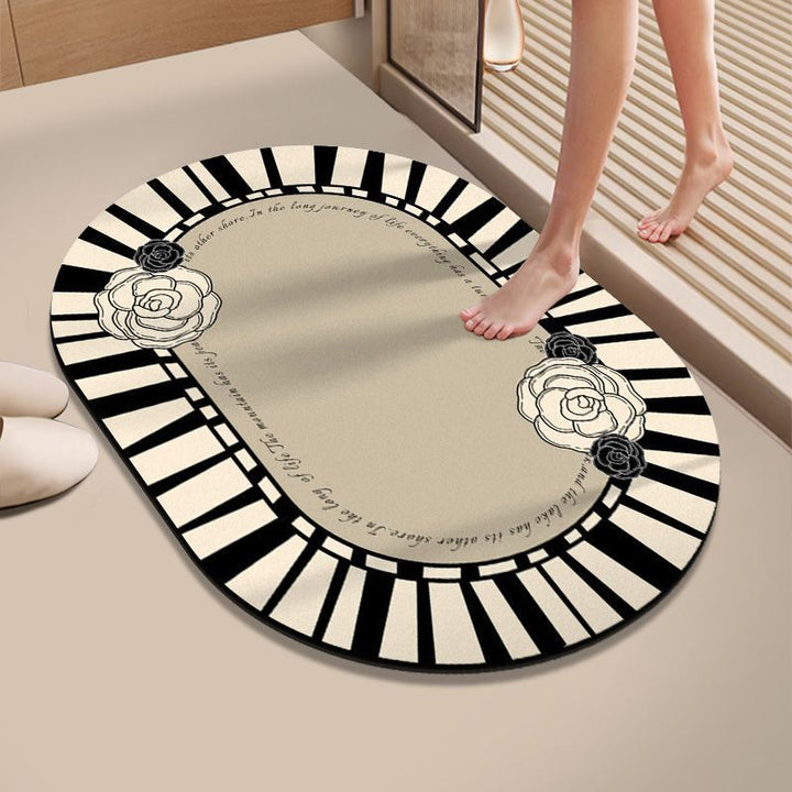 Decorative Bathroom Mat for Comfortable Floor Styling