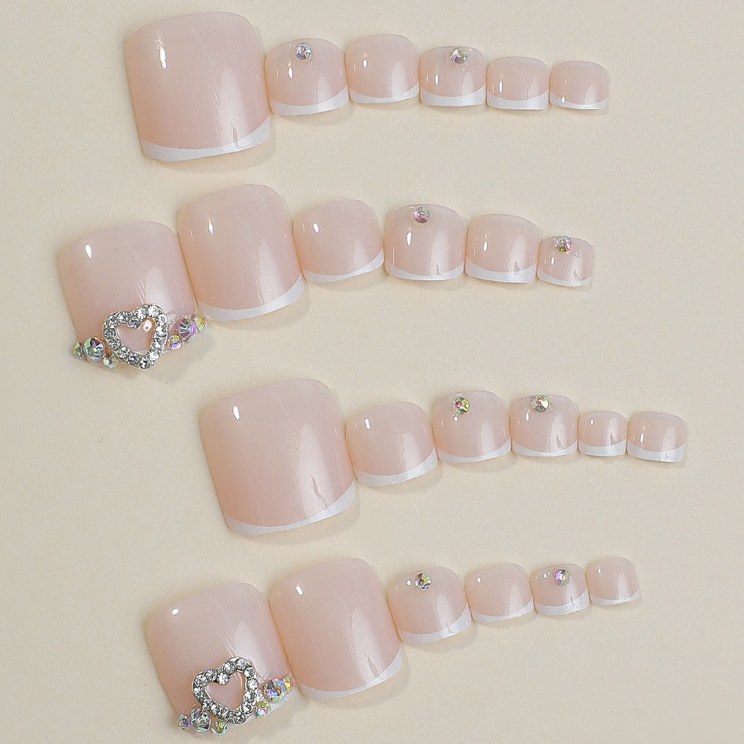 Nail art set with elegant glitter accents Kalsten