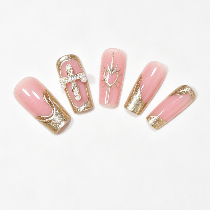 Decorative Long Acrylic Nail Tips Kalsten