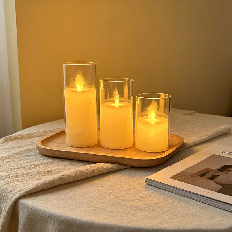 LED Scented Candle with Flame Effect Kalsten