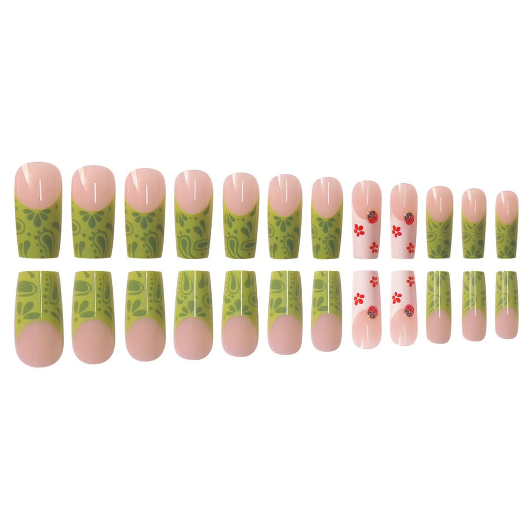 Creative Floral-Inspired Press-On Nail Extensions Kalsten