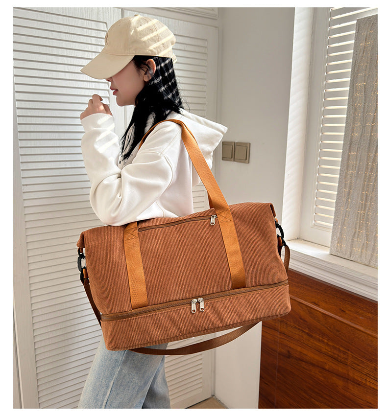 Corduroy Travel Weekender Bag Kalsten