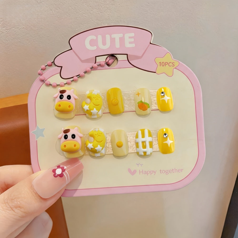 Artificial nails with sweet character design Kalsten