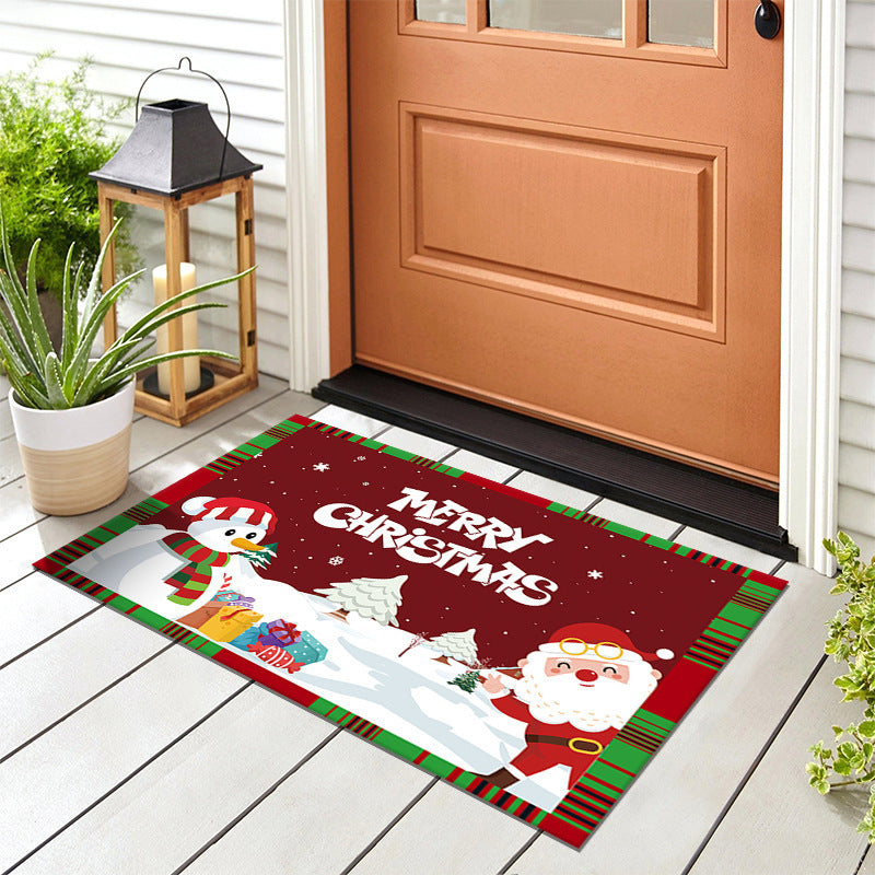Festive Christmas Door Mat