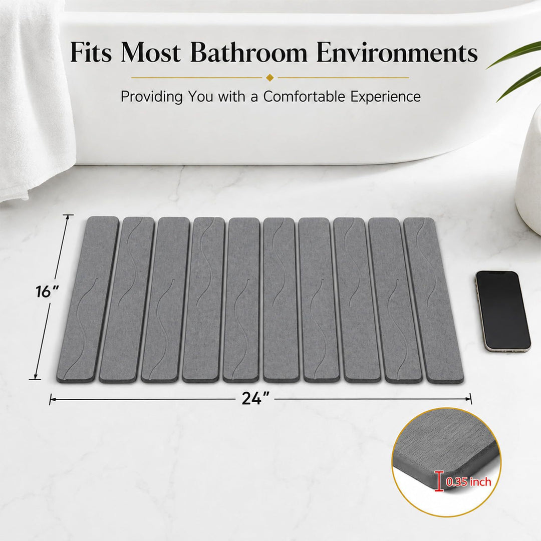 Adjustable Non-Slip Bathroom Shower Mat