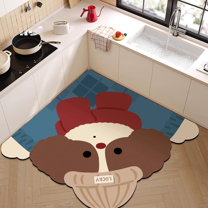 Cute Bear Shaped  Rug