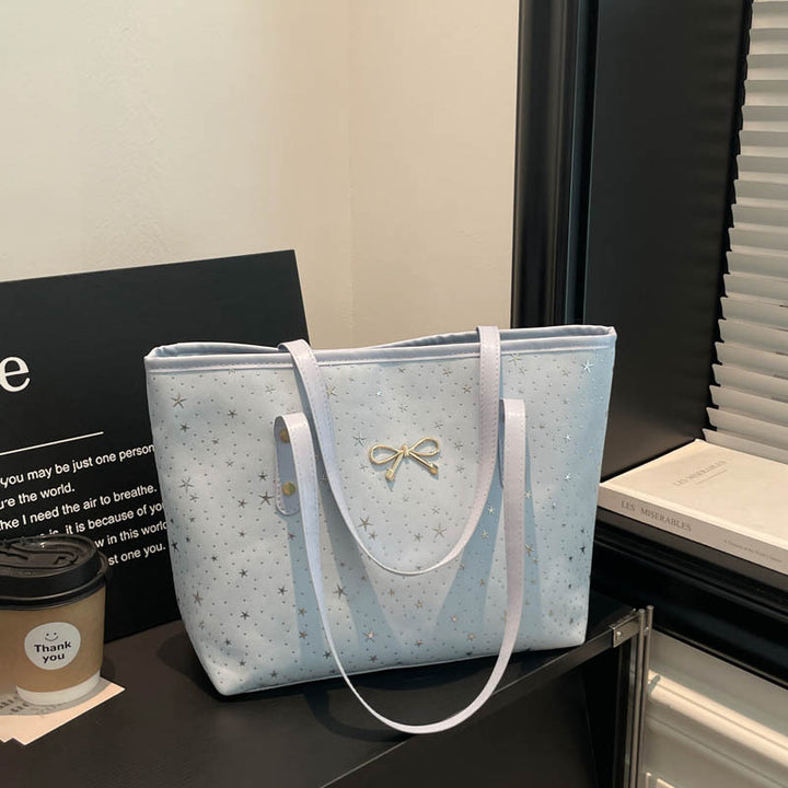 WoStylish Star-Embellished Tote Bag Kalsten