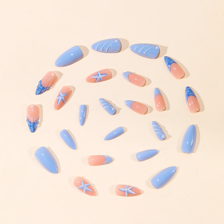 Ocean-Inspired 3D Nail Art Design Kalsten
