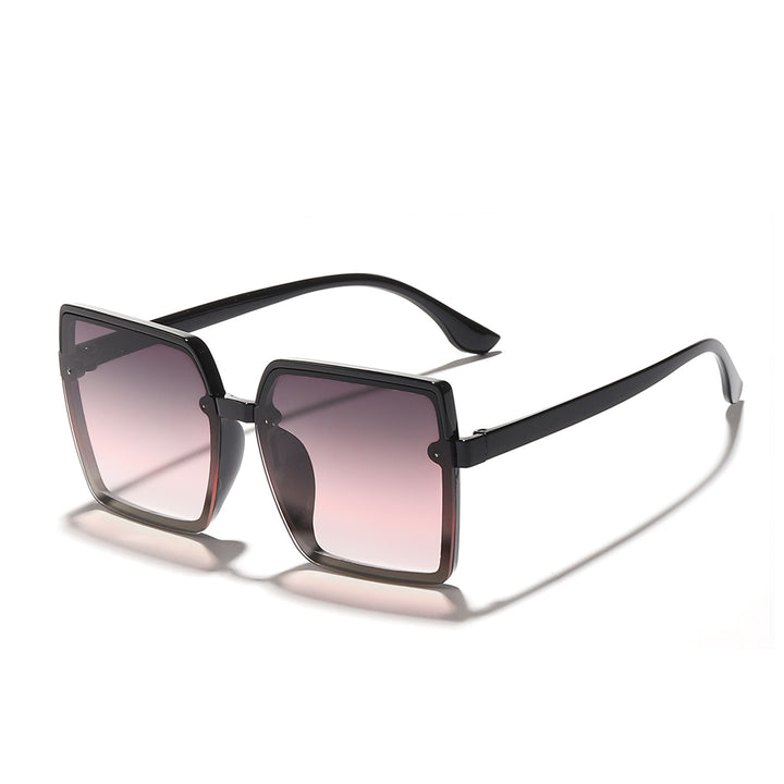 Ladies square sunglasses with UV protection and elegant frame structure Kalsten