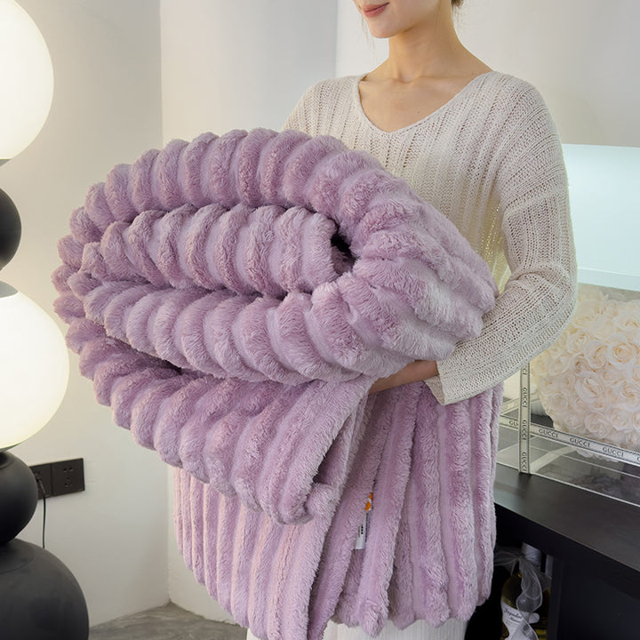 Women's Luxurious Soft Faux Fur Blanket
