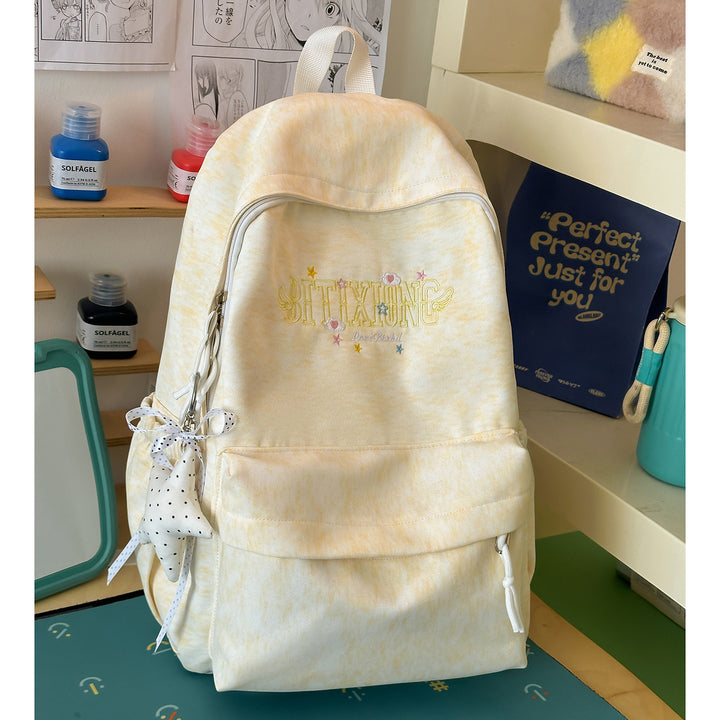 Casual Canvas Backpack with Keychain Kalsten