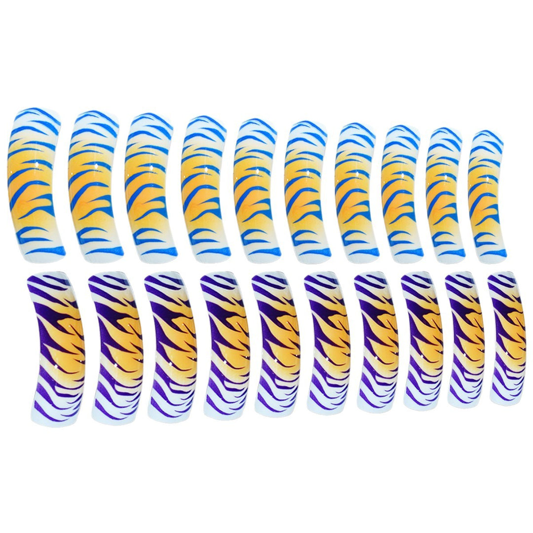 Decorative Press-On Nail Extensions with 3D Features Kalsten