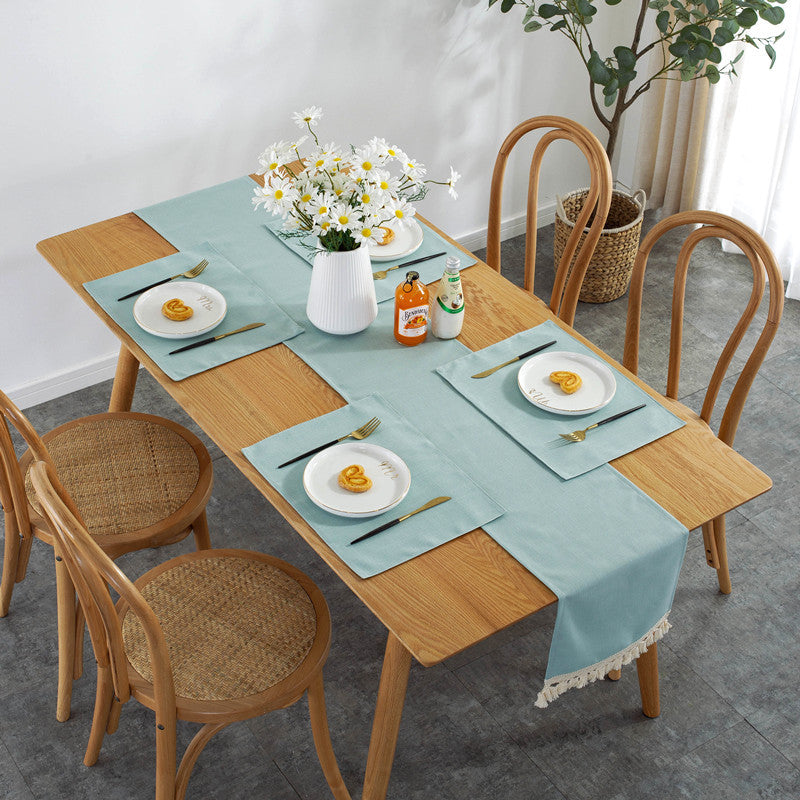 Elegant Cotton Table Runner