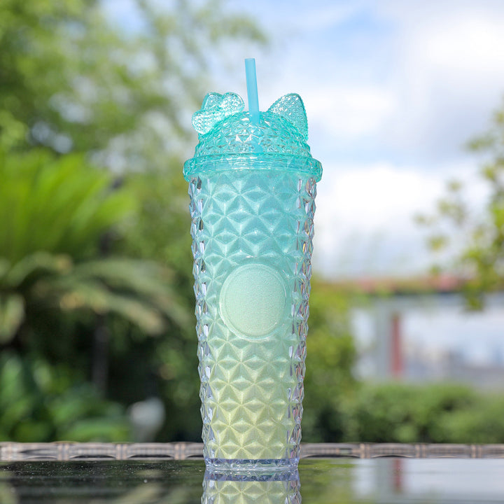 Ladies playful drinking cup with cat ears and integrated straw Kalsten